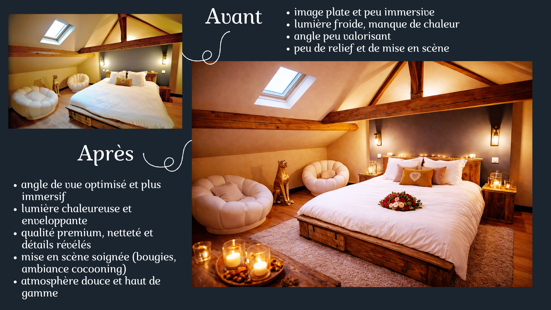 Love room - Comment augmenter son taux d'occupation airbnb -augmenter réservations en ligne - comment avoir plus de réservations airbnb Leboncoin booking - Améliorer ses photos -